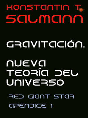 cover image of Gravitación. Nueva Teoría del Universo